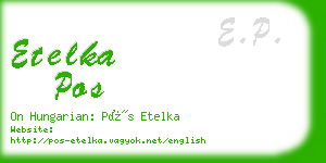 etelka pos business card
